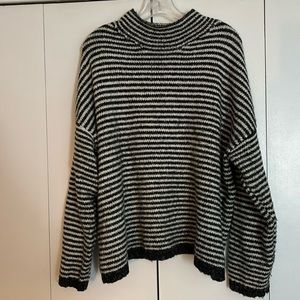 Anthropologie, mock neck sweater, XL